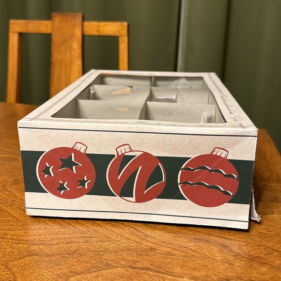 Vintage Holiday Vintage Vitbis Christmas Ornament Box Vintage